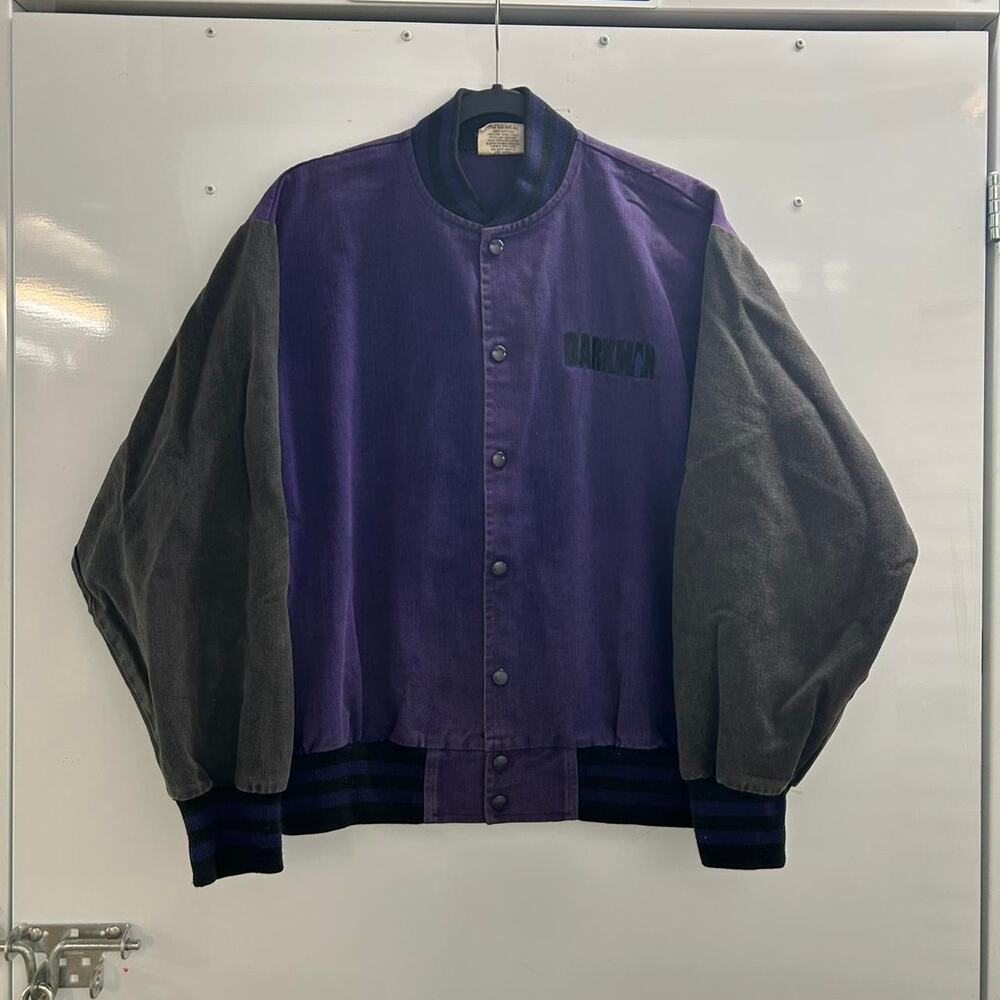 VTG 90s MCA Universal Home Video Darkman Movie promo varsity jacket